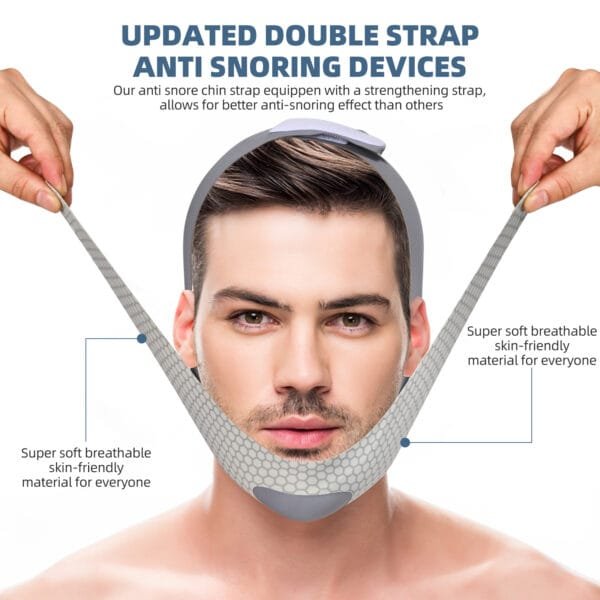 TKVAZK Anti Snore Chin Strap for Sleep - Image 2