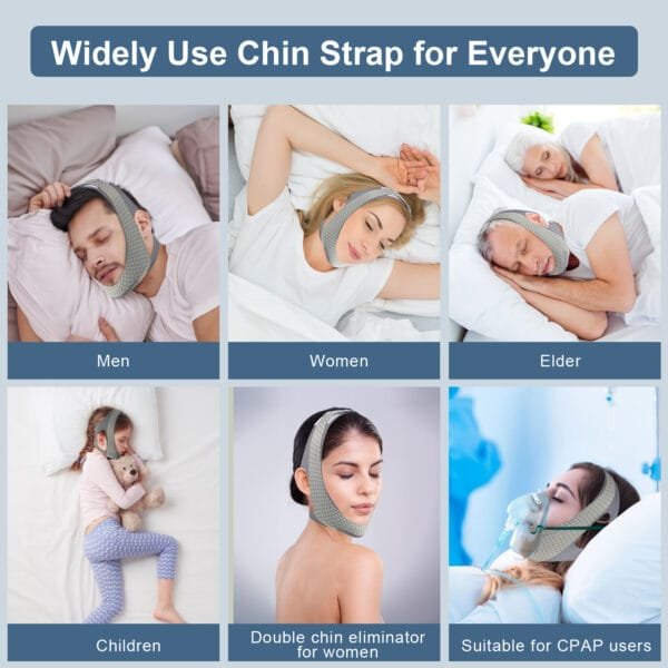 TKVAZK Anti Snore Chin Strap for Sleep - Image 5